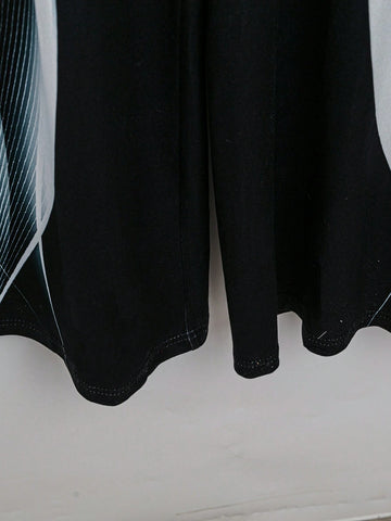 Women Casual Loose Contrast Color Printed Jumpsuit