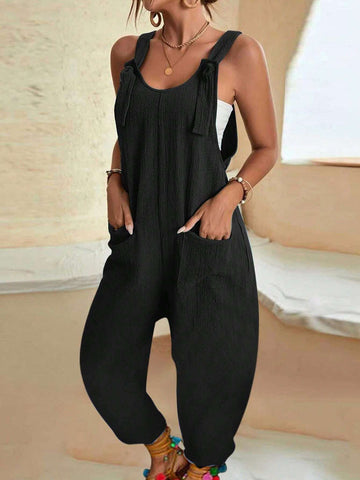 Women Fashionable Casual Jumpsuit For Daily Wear And Versatile Matching