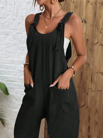 Women Fashionable Casual Jumpsuit For Daily Wear And Versatile Matching