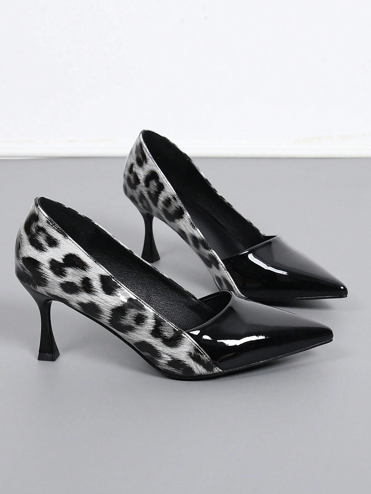 Women Leopard Print Pointed Toe High Heel Shoes - Fashion Women Shoes For Spring, Leopard Print