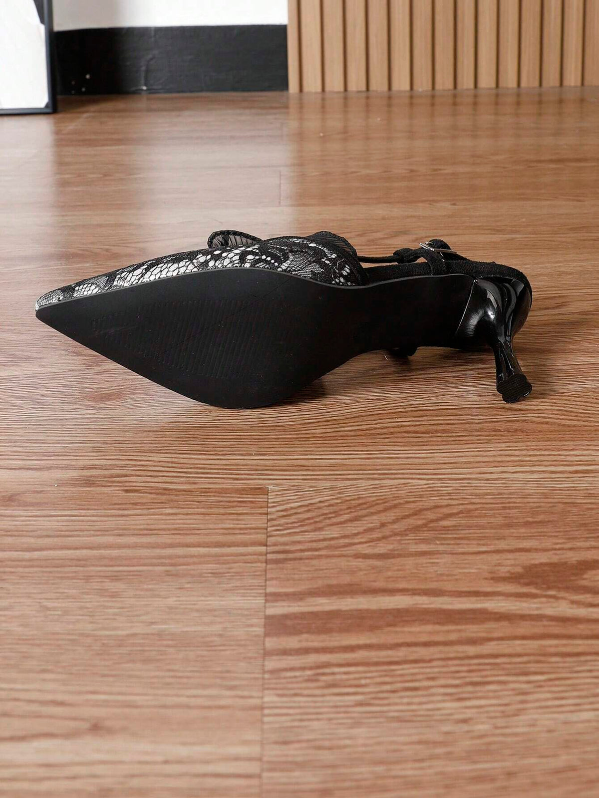 Women Pointed Toe Sexy Lace Up Hollow Out Stiletto High Heel Pumps,