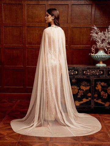 Women\ Sequin Patchwork Sleeveless Party Dress With Design Sense, Suitable For Banquet