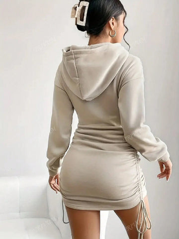 Women Wear Casual Long-Sleeved Skirts Every Day, Suitable For Women's Clothing Sexy Lip Patterns