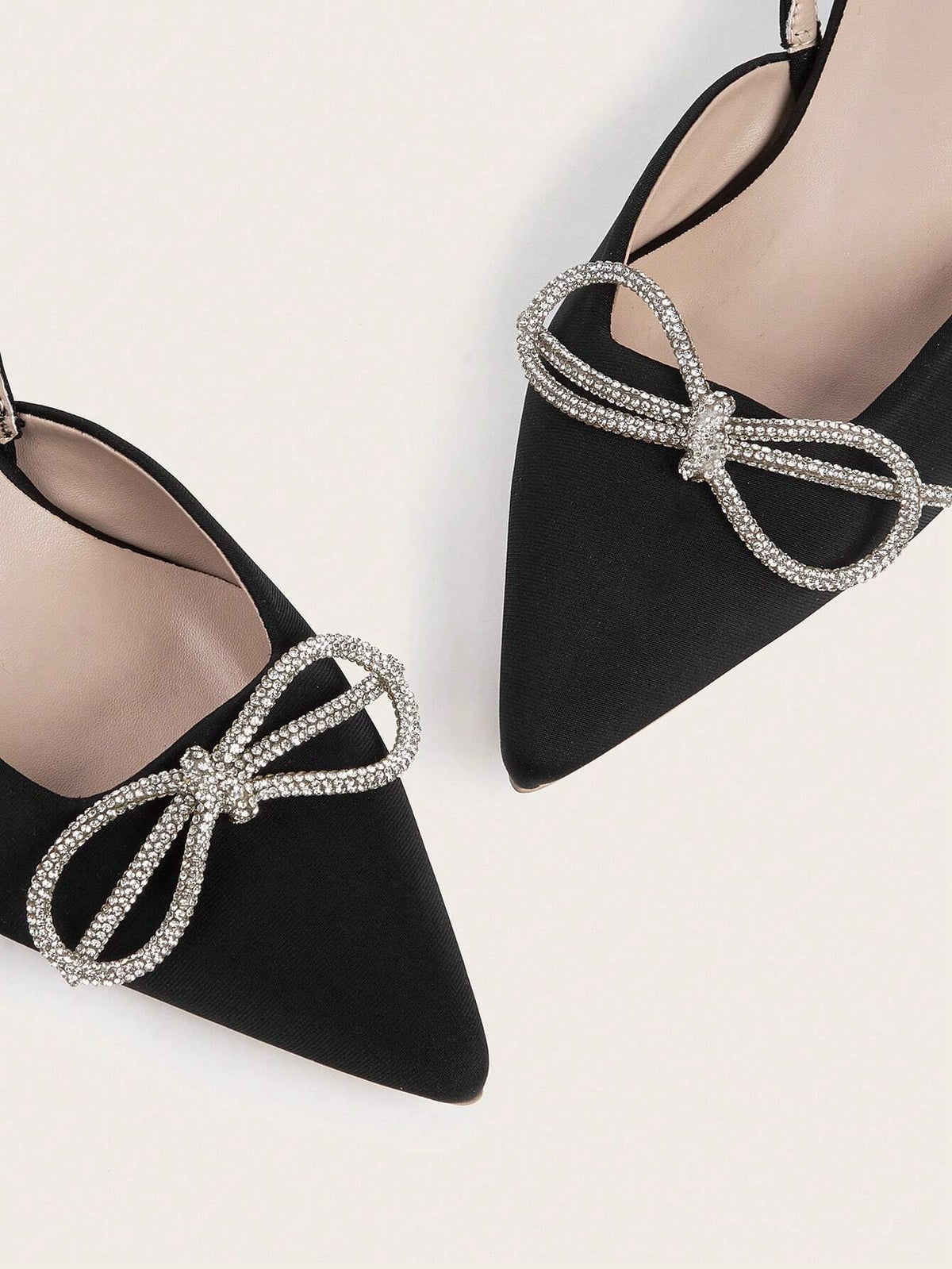 Women's 2024 New Bowknot Pointed High Heel Shoes
