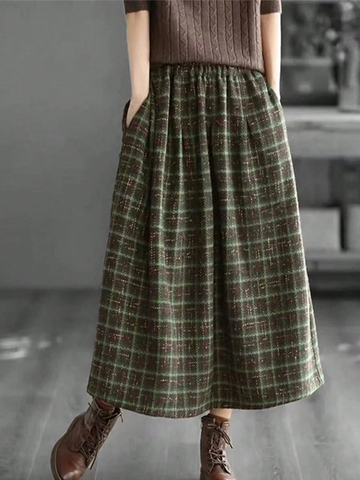 Women's A-Line Skirt, Minimalist And Stylish For Casual Daily Wear