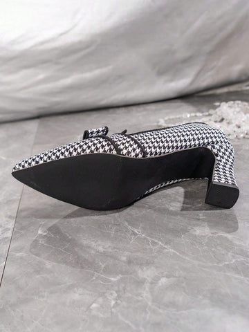 Women's Autumn Fashion Casual Chunky Heel High Heels