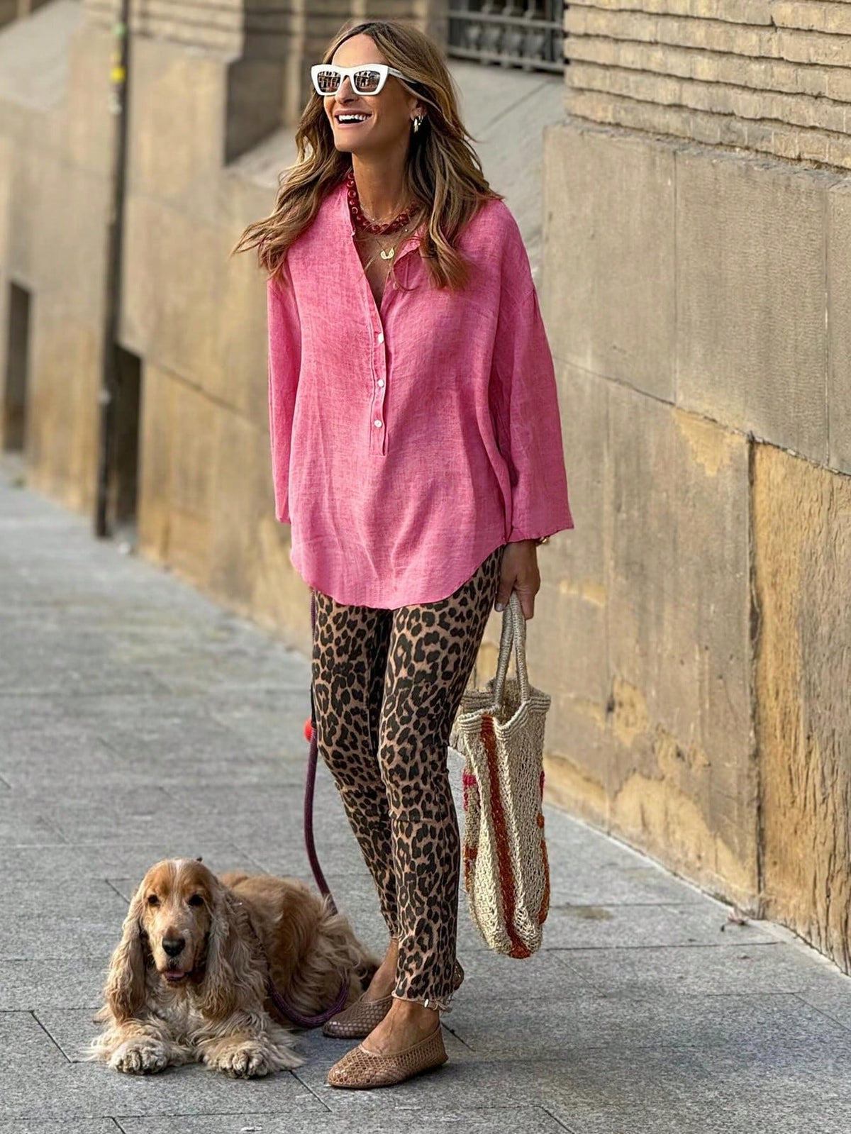 Women's Blogger Style Ruffled Cuffs & Collar Shoulder Regular Loose Blouse With Puff Sleeves Design