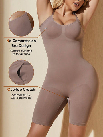Women's Breast Lift Tummy Control Butt Lift Shapewear Bodysuit Underwear Jumpsuit