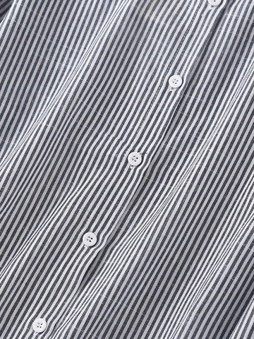 Women's Casual 3/4 Sleeve Striped Shirt, Blouse