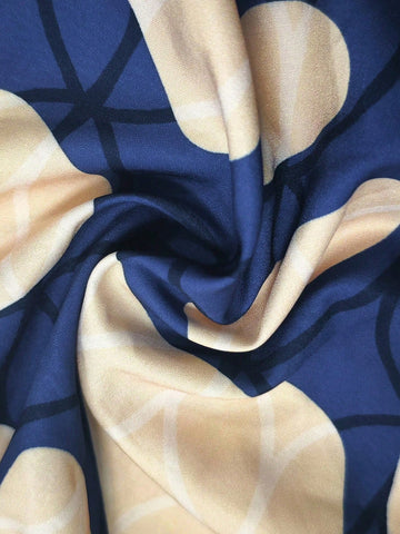 Women's Casual Commuter Elegant Geometric Print Decor Shirt Dress