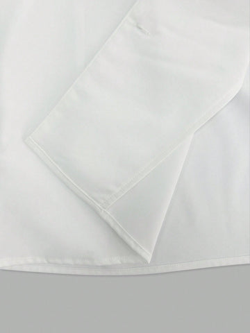 Women's Casual Commuter Solid Color Long Sleeve Shirt