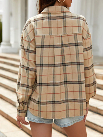 Random Floral Print Women Casual Shirt