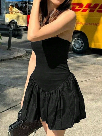 Women's Casual Floral Sleeveless Short Dress