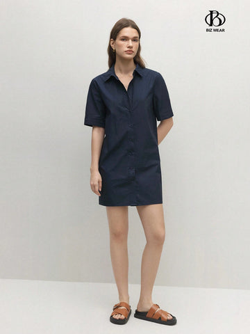 Women's Casual Off-Shoulder Short Sleeve Dress