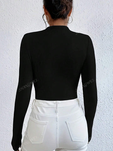 Women's Casual One Piece Outfit - Minimalist Design, Versatile Comfort, Base Layer