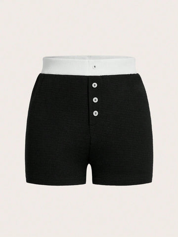 Women's Contrast Color Base Layer Shorts