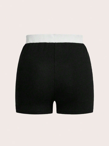 Women's Contrast Color Base Layer Shorts