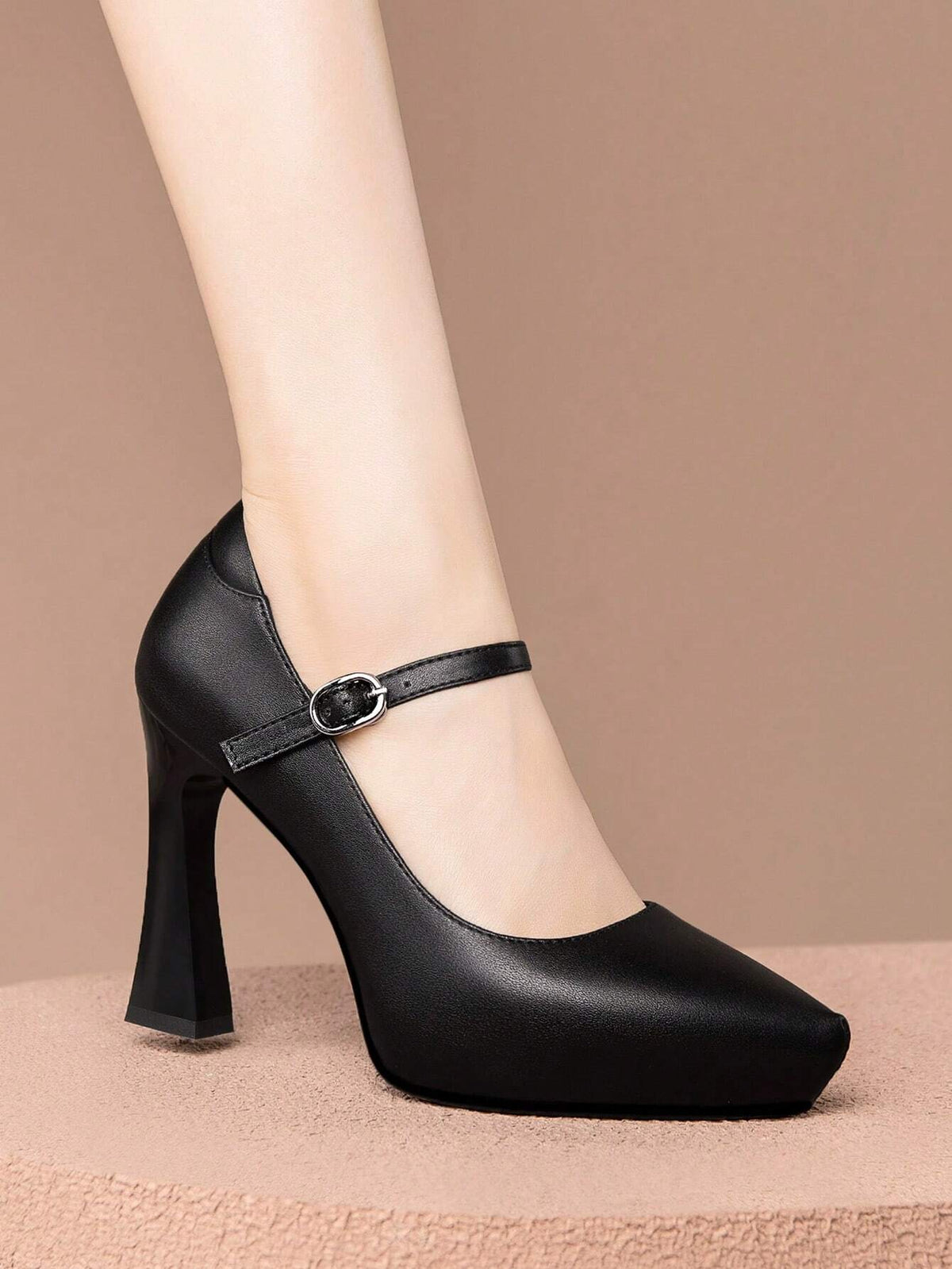 Women's Elegant Fashion High Heels Shoes, Waterproof Platform, Stiletto Heel,