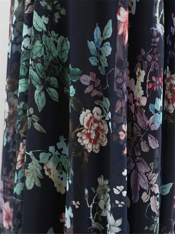 Women's Elegant Floral Printed Skirt
