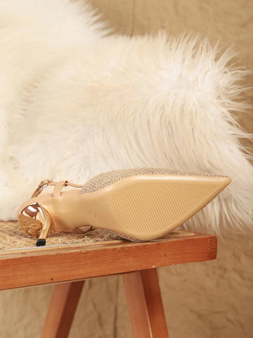 Women's Elegant Peep Toe High Heel Shoes, Minimalist & Practical Multi-Purpose