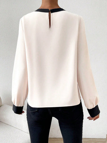 Women's Elegant Shirt, Women's Solid Color Shirt