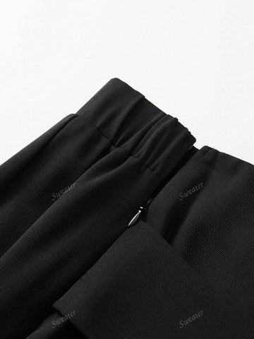 Women's Elegant Slit Design A-Line Skirt, Flattering And Versatile