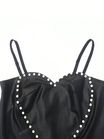 Women's Elegant Spaghetti Strap Bodycon Party Cocktail Mini Dress