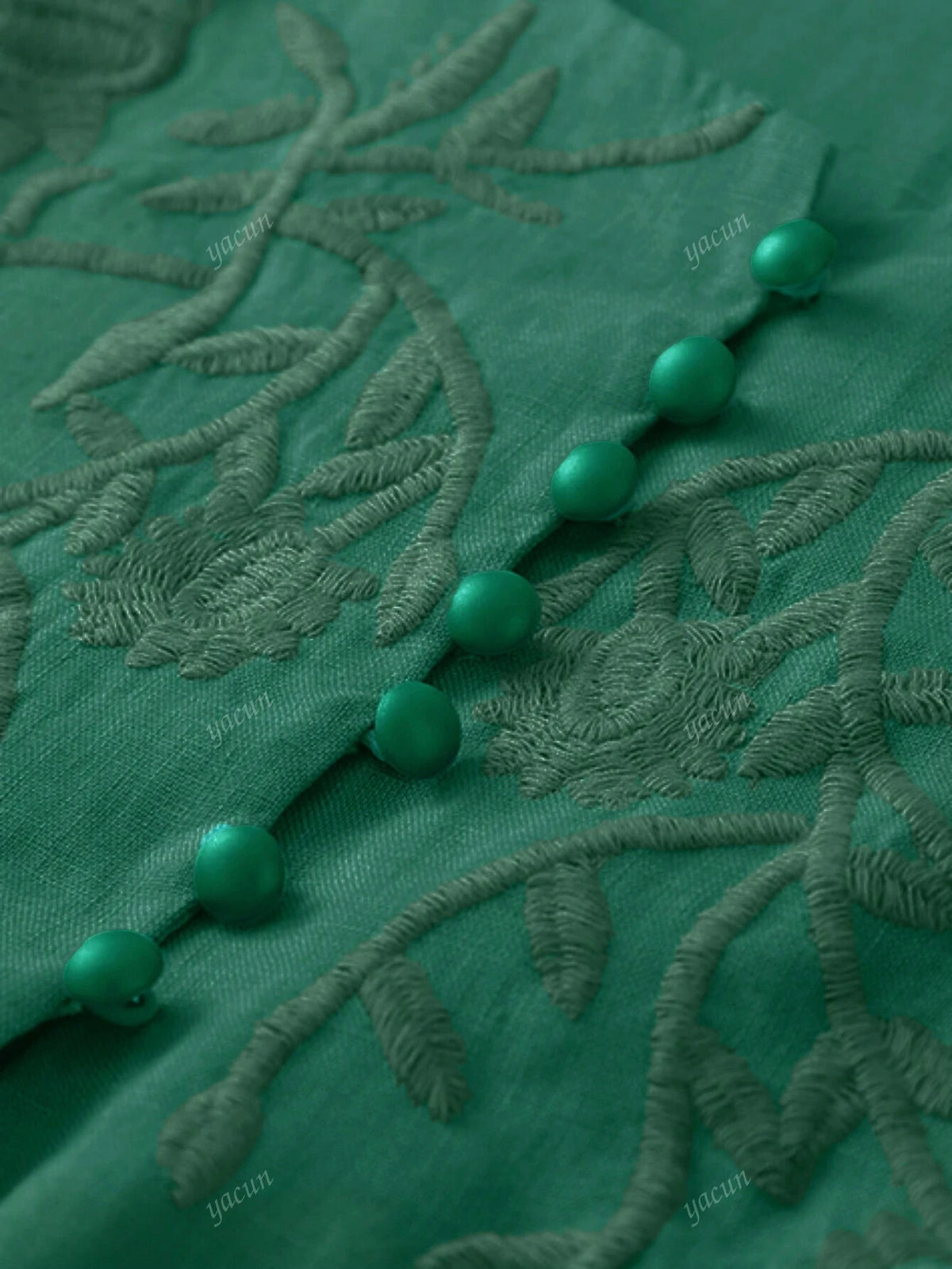 Women's Embroidered Long Sleeve Casual Top Blouse