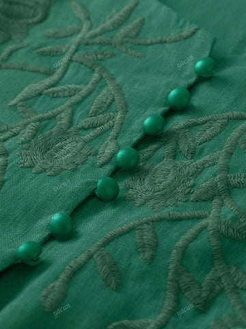 Women's Embroidered Long Sleeve Casual Top Blouse