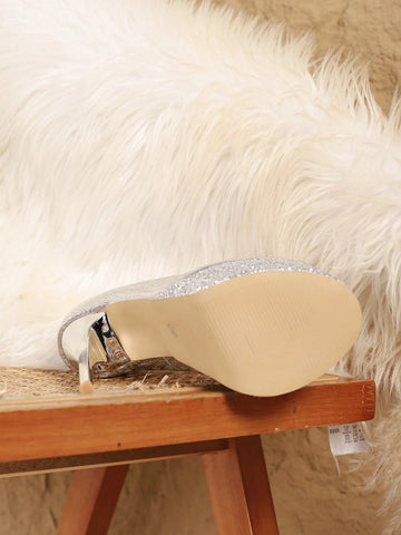 Women's Fashin High Heel Sandals, Open Toe, 16cm Waterproof Platform, Sexy Stiletto, Dress Sandals