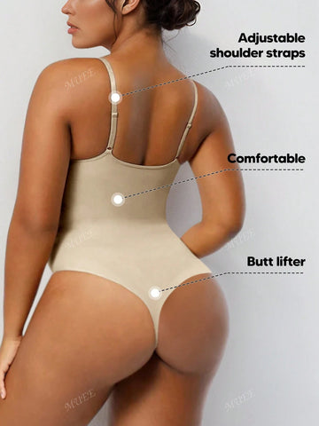 Women's Fashion Adjustable Strap Tight-Fitting Bodysuit Shapewear