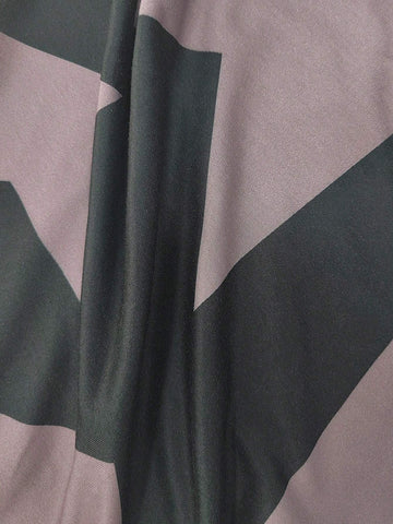 Women's Fashion Casual V-Neck Tie Waist Printed Short Dress