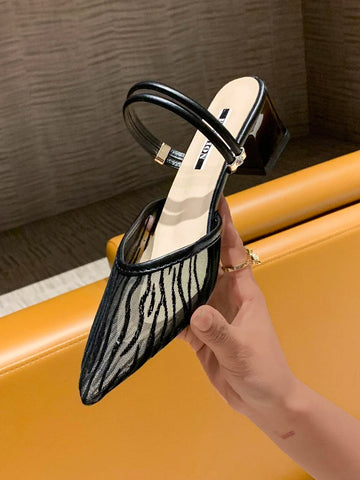 Women's Fashion High-heel Shoes With Chunky Or See-through Heels