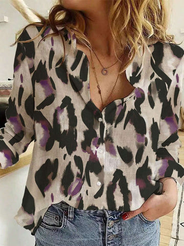 Women's Fashion New Single Breasted Long Sleeve Shirt