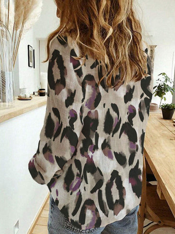 Women's Fashion New Single Breasted Long Sleeve Shirt