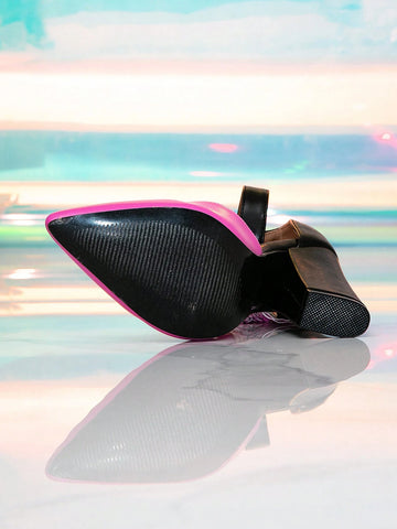 Women's Fashion Party Thick High Heel Pumps