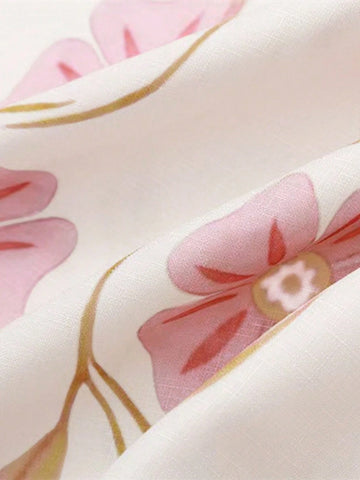 Women's Fashion Print Mini Vacation Fairy Dress