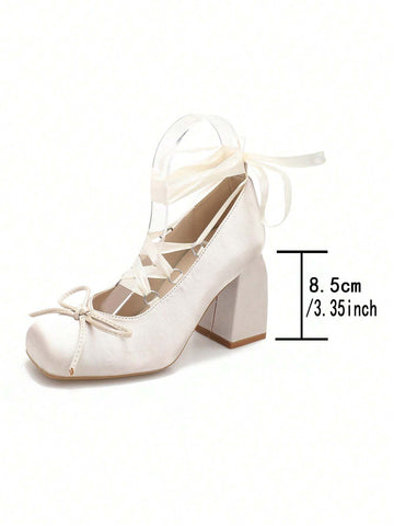 Women's Fashion Stilettos High Heel Shoes, Pointed Toe Slip-On Pumps For Party/Wedding, Butterfly Decor