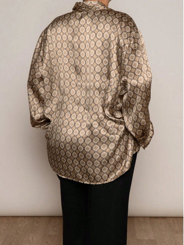 Women's Fashionable Casual Printed Blouse