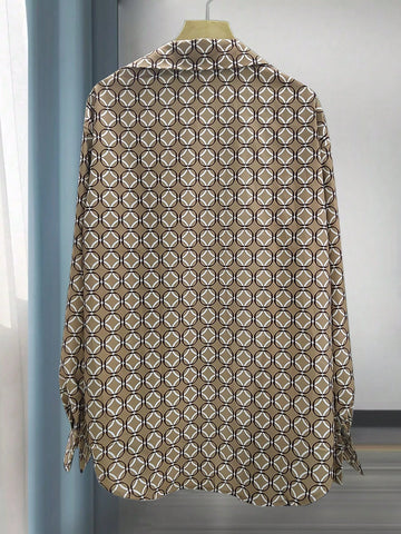 Women's Fashionable Casual Printed Blouse