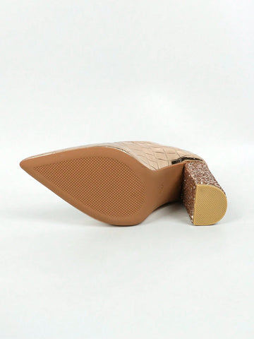 Women's Fashionable High-heeled Wedding/party Single Shoes