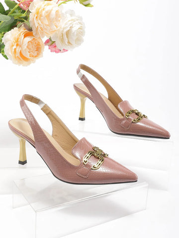 Women's Fashionable Stiletto Shoes With Thin & Closed Toe High Heel