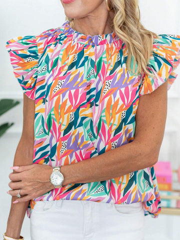 Women's Floral Print Pullover