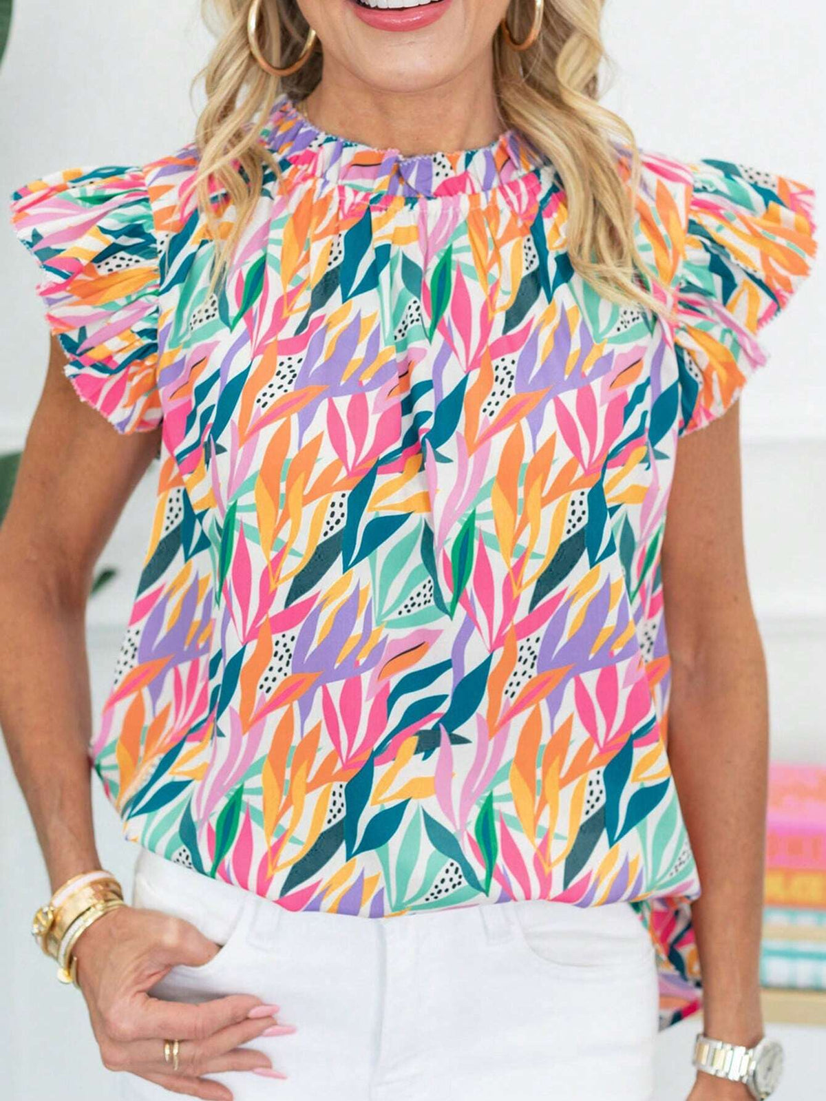 Women's Floral Print Pullover