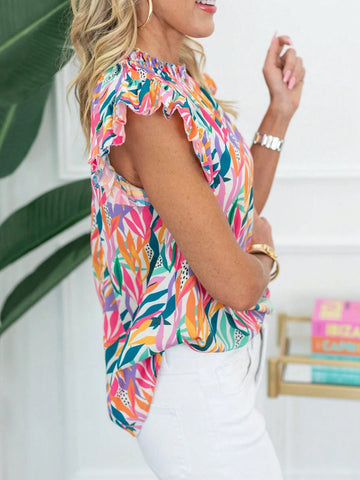 Women's Floral Print Pullover