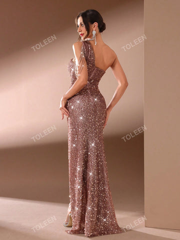 Women's Formal Evening Cocktail Dress (Heavy Style)