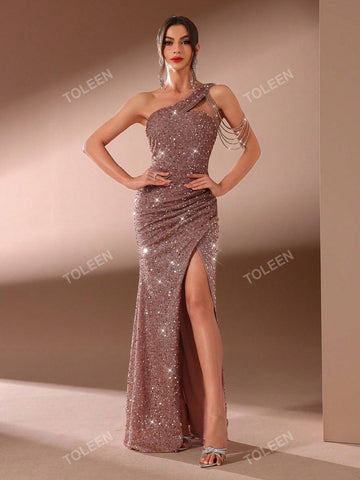 Women's Formal Evening Cocktail Dress (Heavy Style)