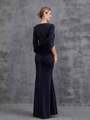 Women's Front Kink Mermaid Hem Party Dress