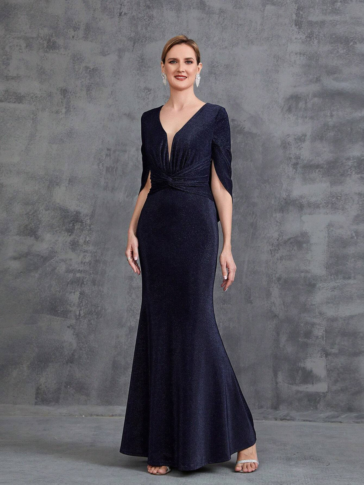 Women's Front Kink Mermaid Hem Party Dress