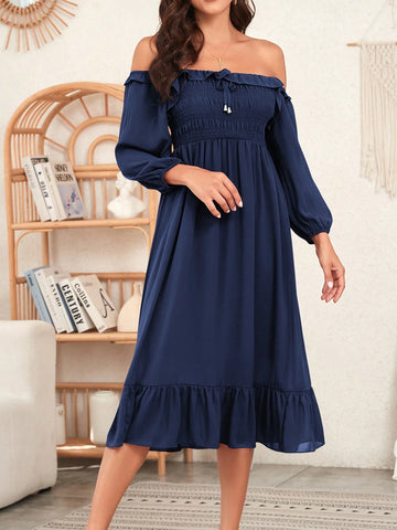 Women's Fungus Side Bandeau Dress